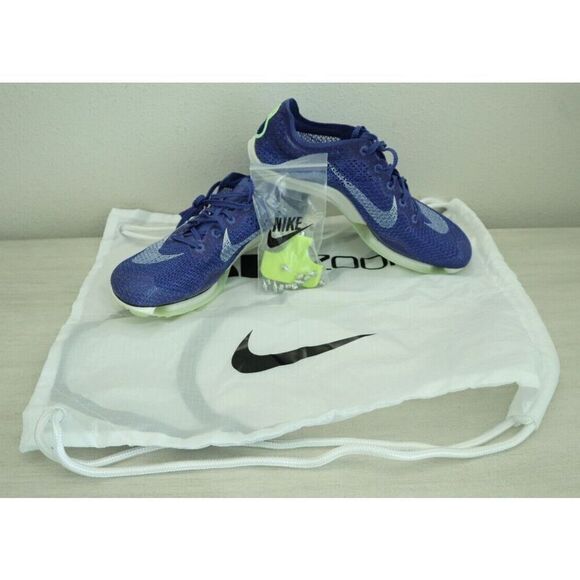 Nike D4385-400 Men Sz 8 Blue Air Zoom Victory Track & Field Running Spikes - Picture 1 of 16